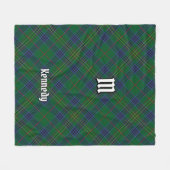 Clan Kennedy Tartan Fleecedecke (Vorderseite (Horizontal))