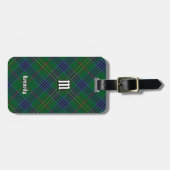Clan Kennedy Tartan Gepäckanhänger (Vorderseite horizontal)