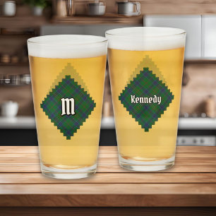 Clan Kennedy Tartan Glas
