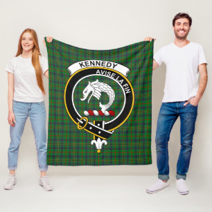 Clan Kennedy Tartan Kariert Fleecedecke