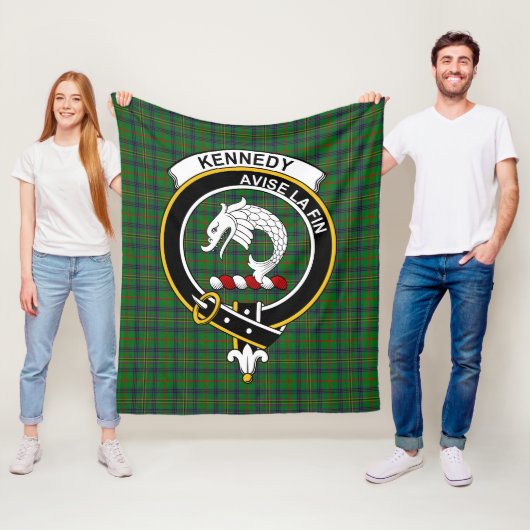 Clan Kennedy Tartan Kariert Fleecedecke (Beispiel)