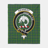 Clan Kennedy Tartan Kariert Fleecedecke (Vorderseite)