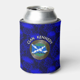 Clan Kennedy Tartan Knot & Flag Dosenkühler