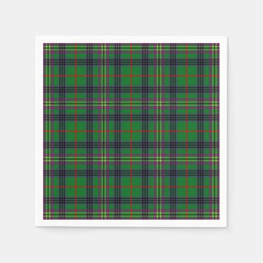 Clan Kennedy Tartan Serviette (Vorderseite)