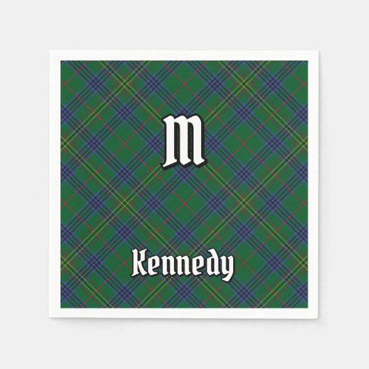 Clan Kennedy Tartan Serviette (Vorderseite)