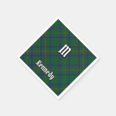 Clan Kennedy Tartan Serviette (Ecke)
