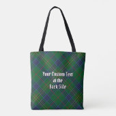 Clan Kennedy Tartan Tasche (Rückseite)