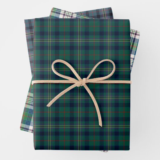 Clan Kennedy Tartan Variationen Geschenkpapier Set (Beispiel)