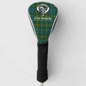 Clan Kennedy Wappen Abzeichen & Tartan Golf Headcover (Vorderseite)