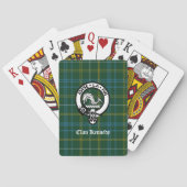Clan Kennedy Wappen Abzeichen & Tartan Spielkarten (Rückseite)