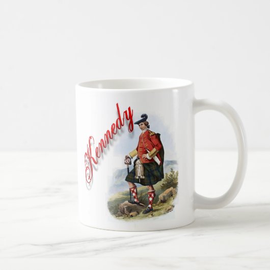 Clan-Kennedyschottische Traumschale Kaffeetasse (Rechts)