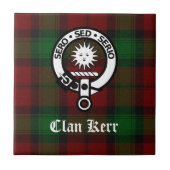 Clan Kerr Decorative Tile Fliese (Vorderseite)