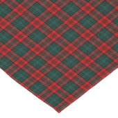Clan Kerr Red and Forest Green Scottish Tartan Kurzer Tischläufer (Ecke)