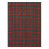 Clan Kerr Red and Forest Green Scottish Tartan Tischdecke (Vorderseite)