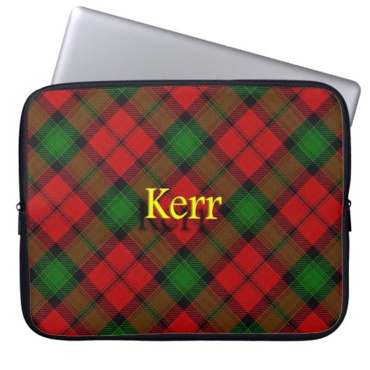 Clan Kerr Scottish Laptopschutzhülle (Vorderseite)