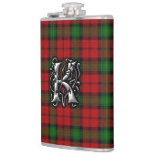 Clan Kerr Tartan-alte Schottland-Flasche Flachmann (Links)