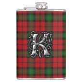 Clan Kerr Tartan-alte Schottland-Flasche Flachmann (Vorderseite)