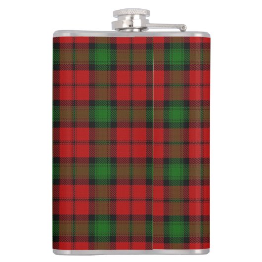 Clan Kerr Tartan-alte Schottland-Flasche Flachmann (Rückseite)