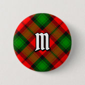 Clan Kerr Tartan Button (Vorderseite)