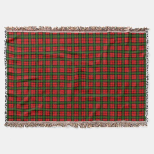 Clan Kerr Tartan Decke (Vorderseite)