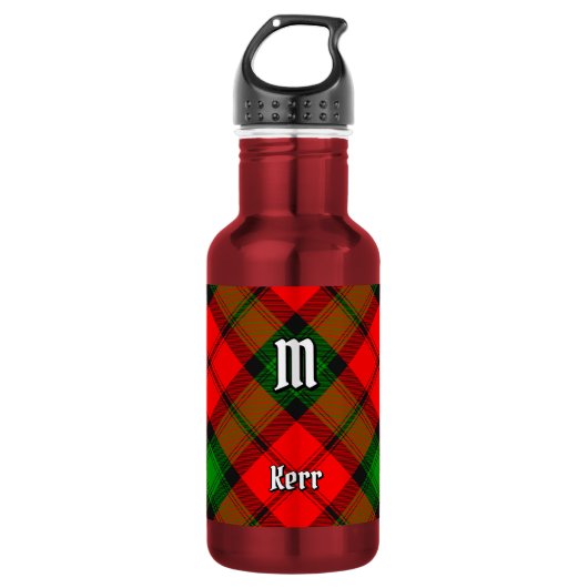Clan Kerr Tartan Edelstahlflasche (Vorderseite)