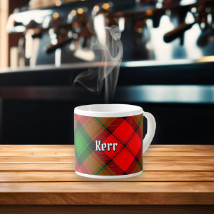Clan Kerr Tartan Espressotasse