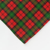 Clan Kerr Tartan Fleecedecke (Ecke)