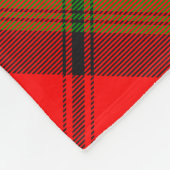 Clan Kerr Tartan Fleecedecke (Ecke)