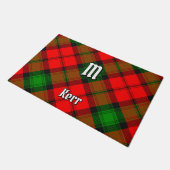 Clan Kerr Tartan Fußmatte (Schrägansicht)