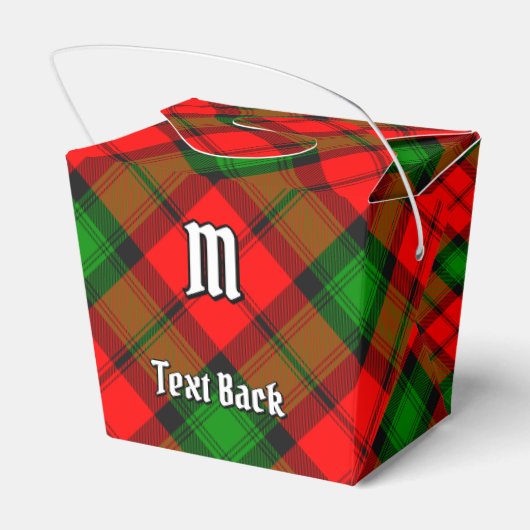 Clan Kerr Tartan Geschenkschachtel (Rückseite)