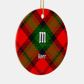 Clan Kerr Tartan Keramik Ornament (Rechts)