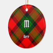 Clan Kerr Tartan Keramik Ornament (Links)