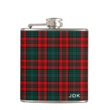 Clan Kerr Tartan Mit Monogramm
