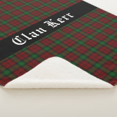 Clan Kerr Tartan Pattern Sherpadecke (3/4)