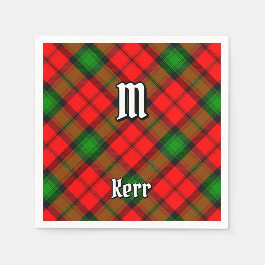Clan Kerr Tartan Serviette (Vorderseite)