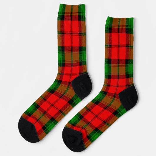 Clan Kerr Tartan Socks Socken (Linkes Detail)