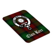 Clan Kerr Tartan und Wappen Abzeichen Magnet (Rechte Seite)