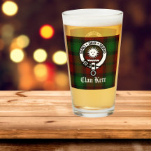 Clan Kerr Wappen Abzeichen & Tartan