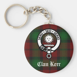 Clan Kerr Wappen Abzeichen Tartan Schlüsselanhänger