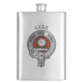Clan Kerr Wappen Flask Flachmann (Vorderseite)