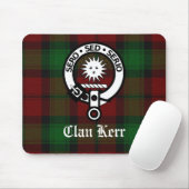 Clan Kerr Wappen & Tartan individuell anpassbar Mousepad (Mit Mouse)