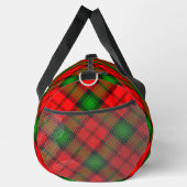 Clan Kerr Wappen über Tartan Duffle Bag (Rechts)