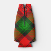 Clan Kerr Wappen über Tartan Flaschenkühler (Rückseite)