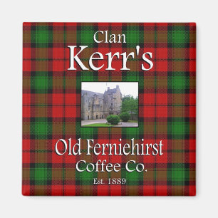Clan Kerr's Old Ferniehirst Coffee Co. Magnet