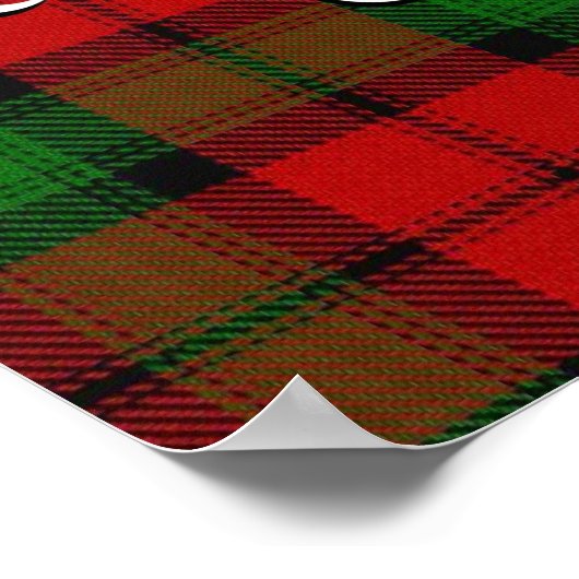 Clan Kerr's Old Ferniehirst Coffee Co. Poster (Ecke)