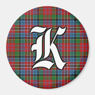 Clan Kidd Tartan Kariert Accents Magnet