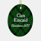 Clan Kincaid ScottishTartan Keramikornament (Rechts)