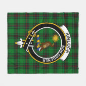 Clan Kinloch Tartan Kariert Fleecedecke (Vorderseite (Horizontal))