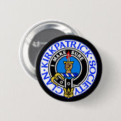 Clan Kirkpatrick Society Abzeichen Button (Vorne & Hinten)