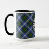 Clan Kirkpatrick Society tartan Tasse (Links)